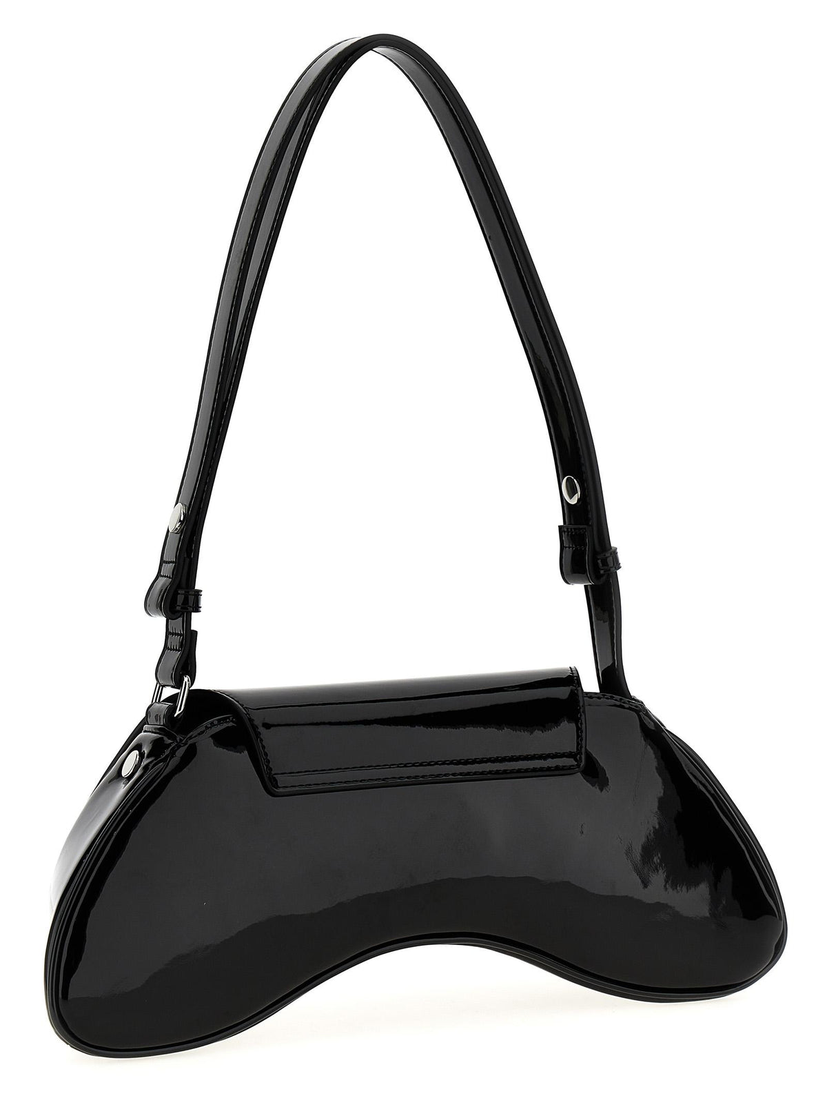 DIESEL Black Leather Shoulder Bag