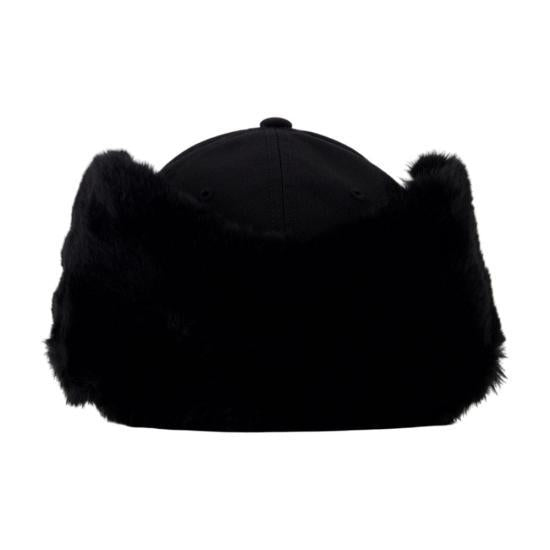 Y-3 Black Cotton Logo Baseball Cap JX8327 BLACK DOM
