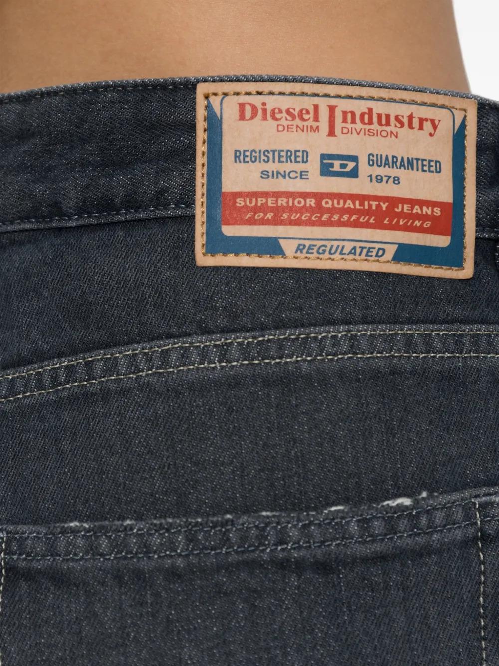 DIESEL Black High-Rise Skinny Denim Jeans