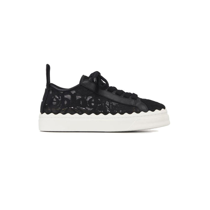 Chloe Lauren Lace Sneakers Black Low-Top