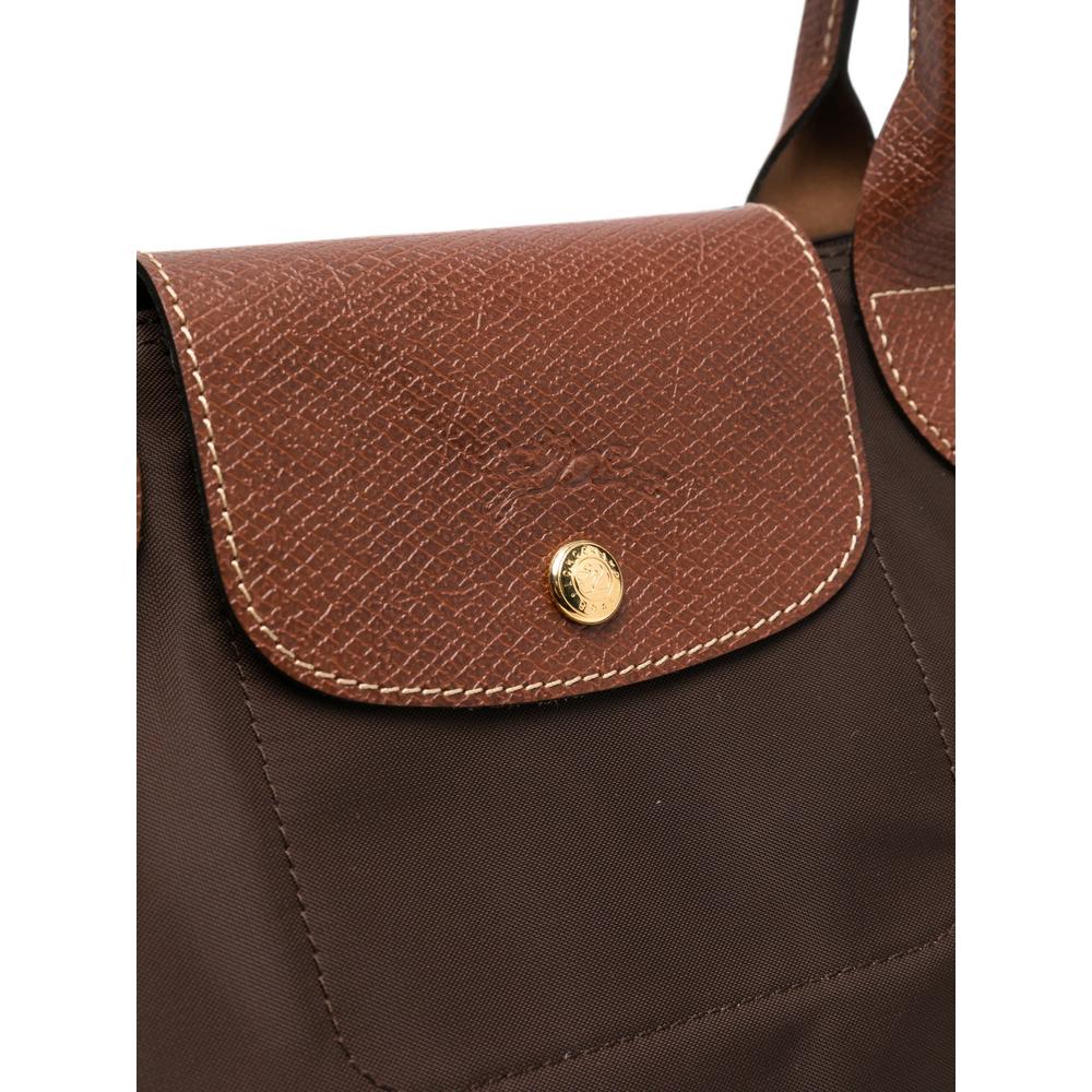 Longchamp Black Leather Tote Bag