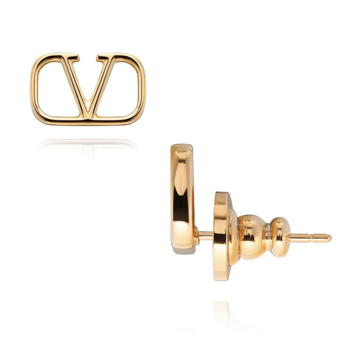 VALENTINO Garavani V-Logo Metal Earrings for Women