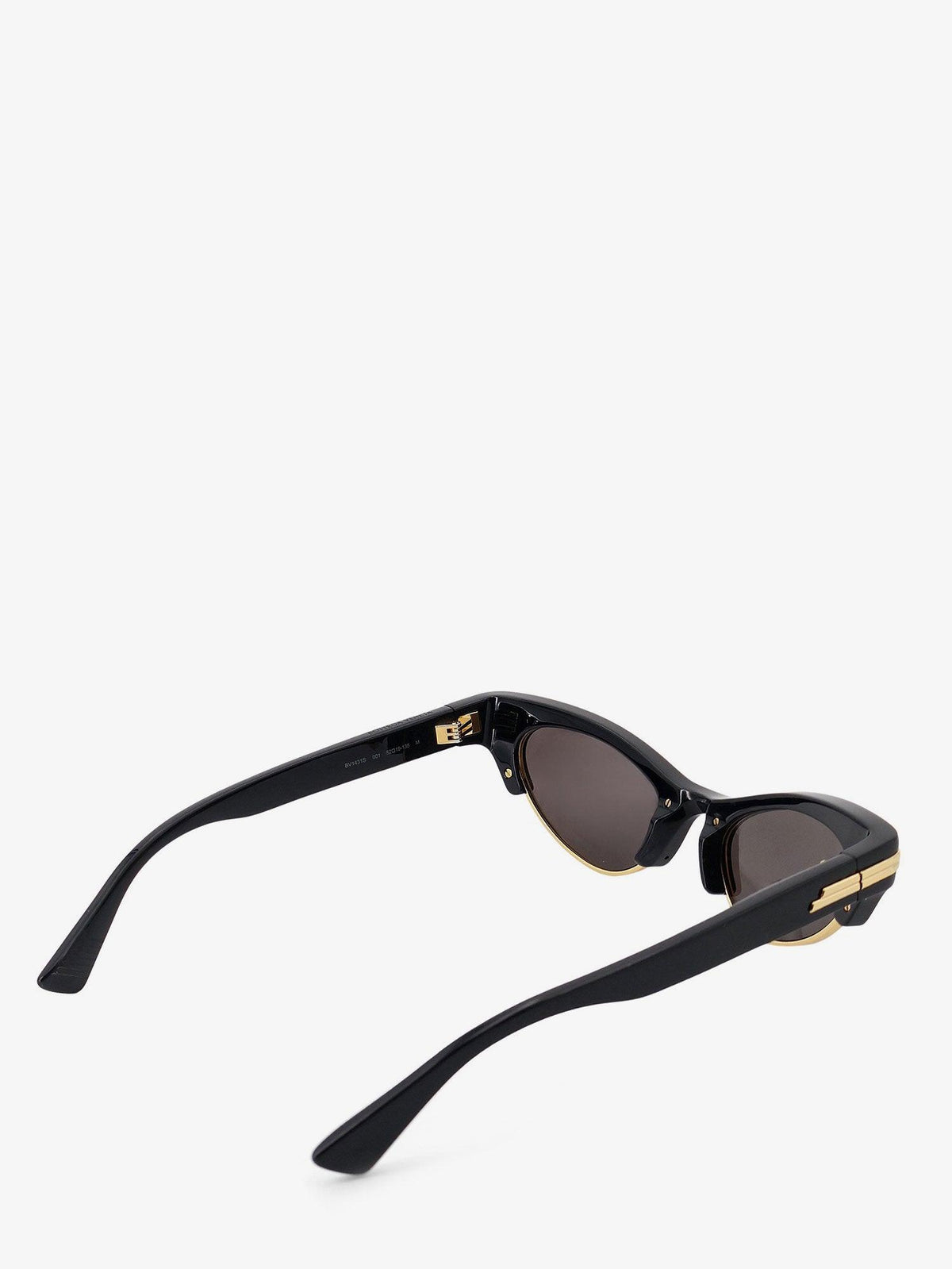 Bottega Veneta Black Acetate Square Sunglasses