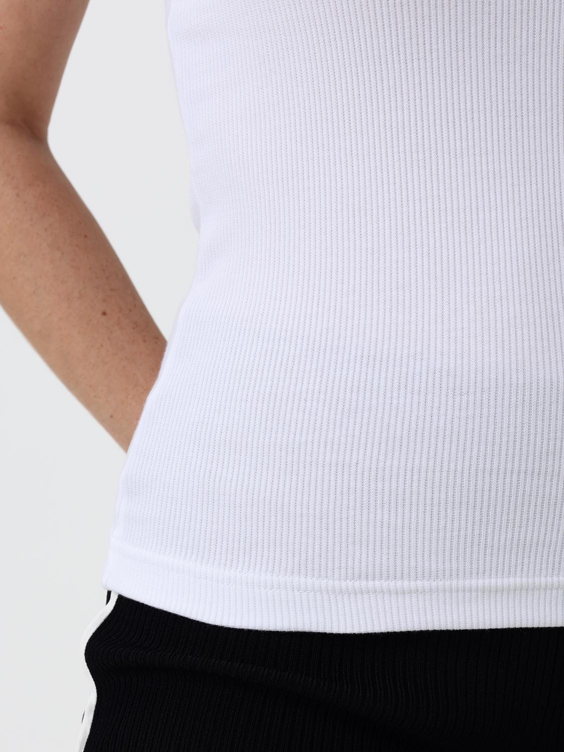 GUCCI White Cotton Tank Top Sleeveless Shirt