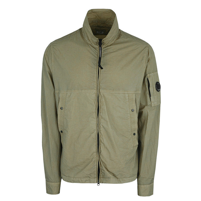CP Company Tayon L Windbreaker Jacket Green Nylon Men