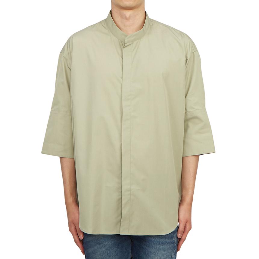 AMI Unisex Long Sleeve Shirt Green Cotton