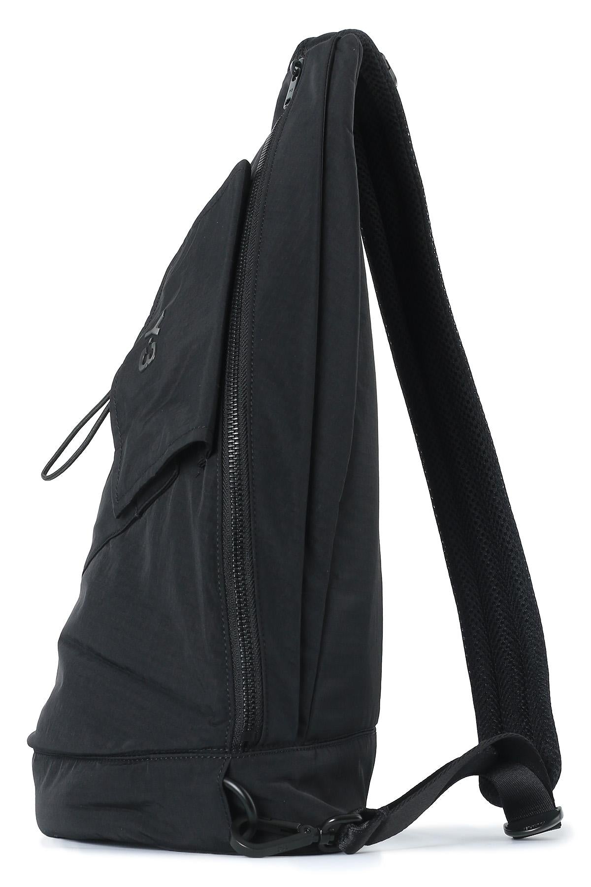 Y-3 Black Utility Sling Backpack