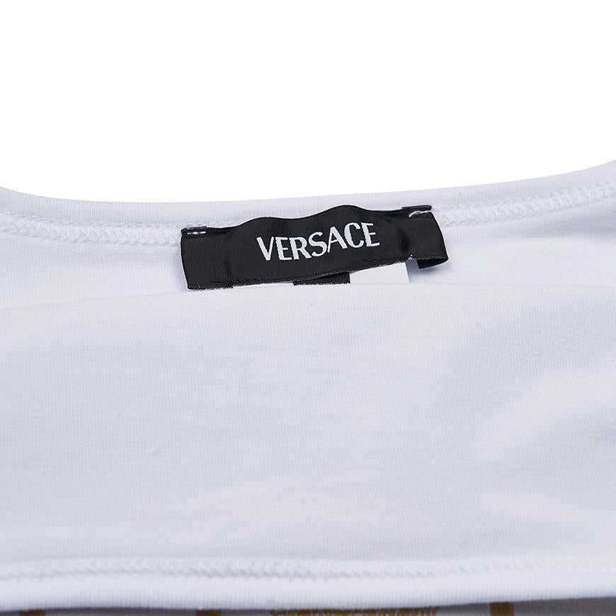 Versace Greca Sleeveless Underwear Top for Women 1013323 1A10011 A1001