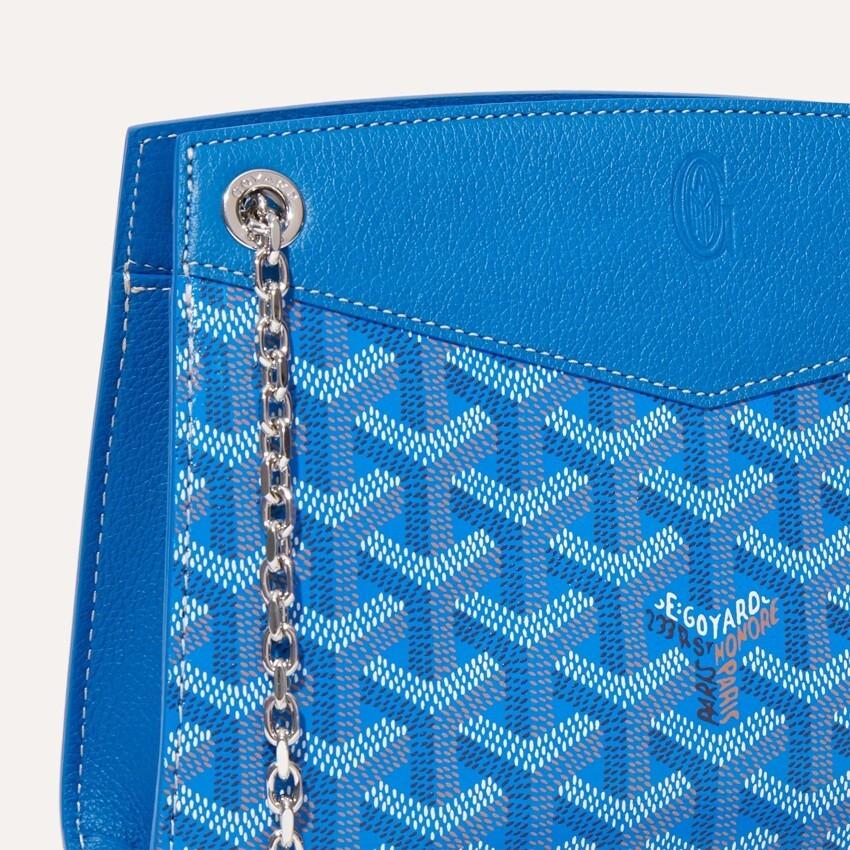 GOYARD Women’s Structured Rouette Mini Crossbody Bag Blue ROUETSMINTY10 CL10