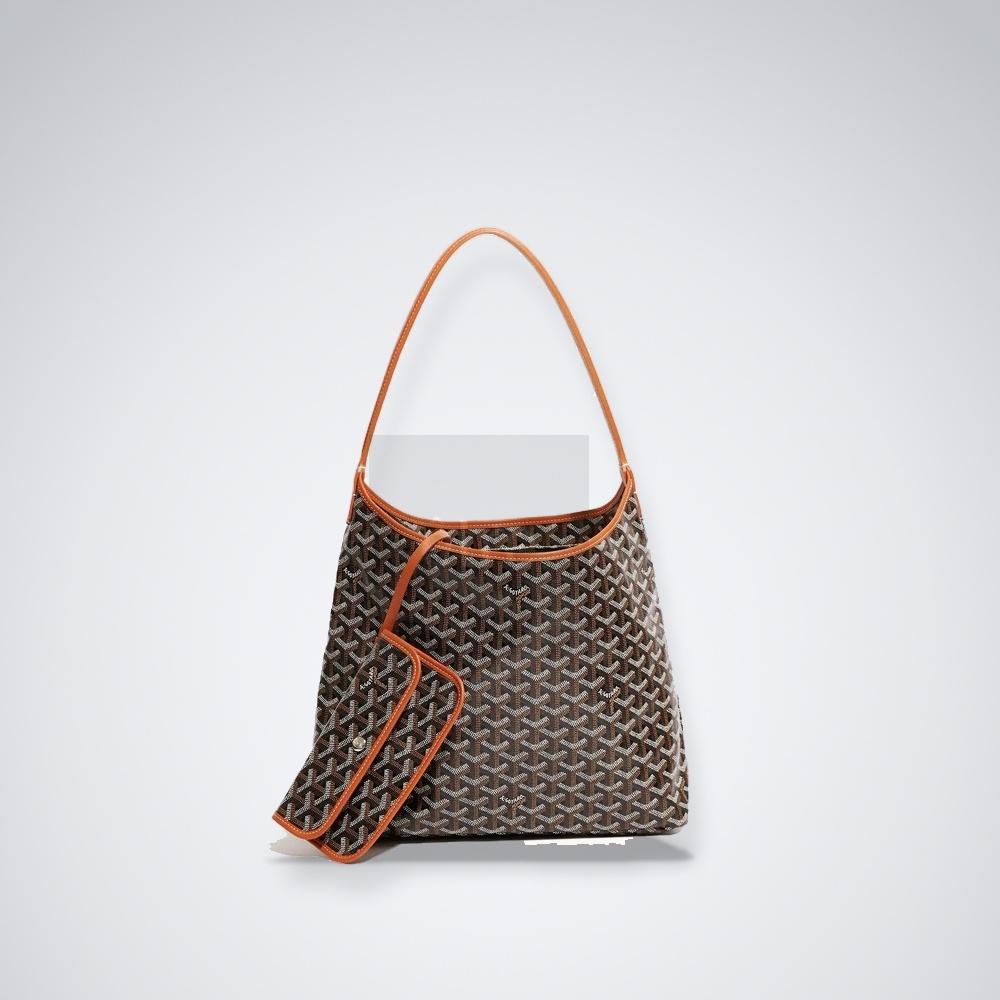 GOYARD Boheme Tote Bag Brown Black Tan Women’s
