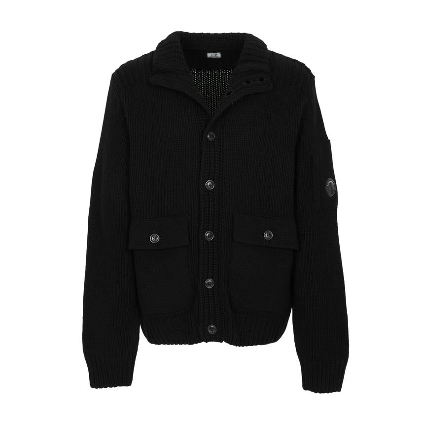 CP Company Men’s Knit Cardigan Black