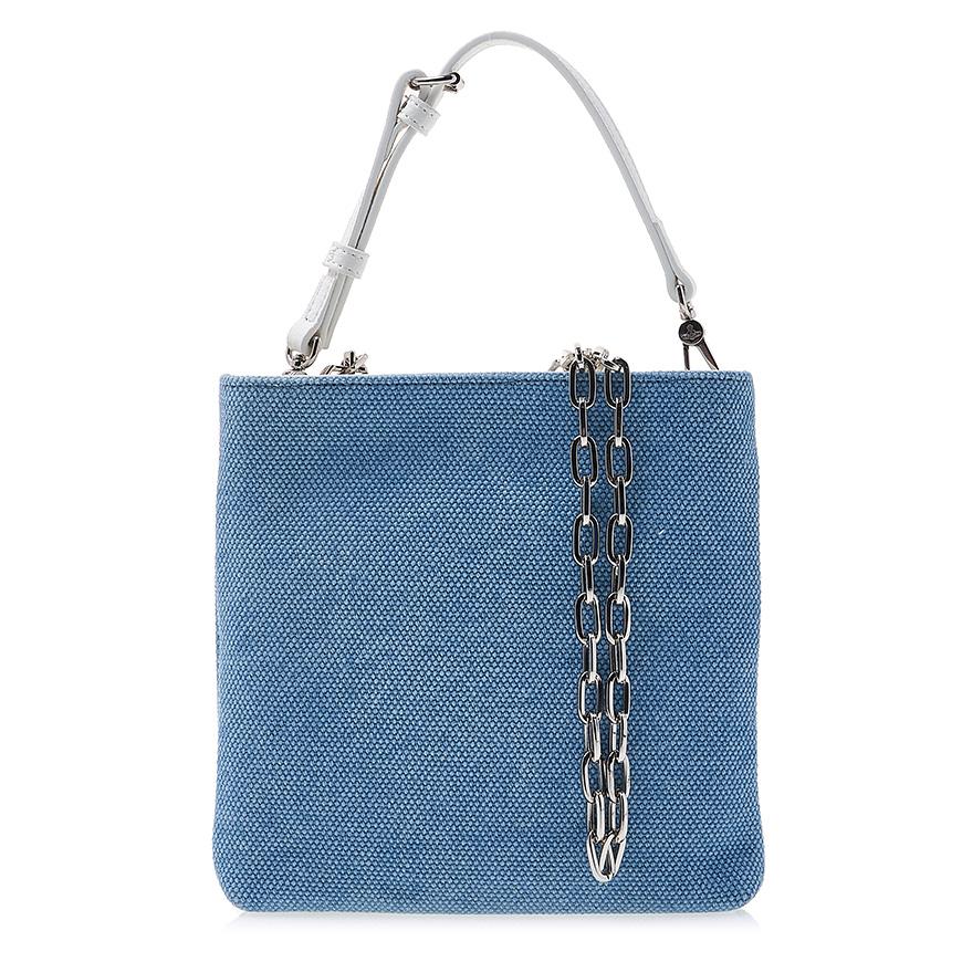 Vivienne Westwood Canvas Square Crossbody Tote Bag Black