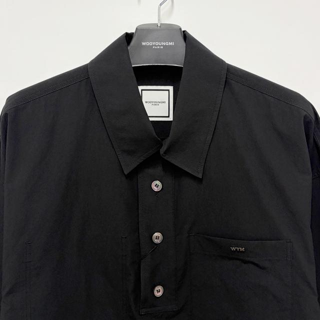 WOOYOUNGMI Cotton Half-Sleeve Shirt for Men W261SH15 843B