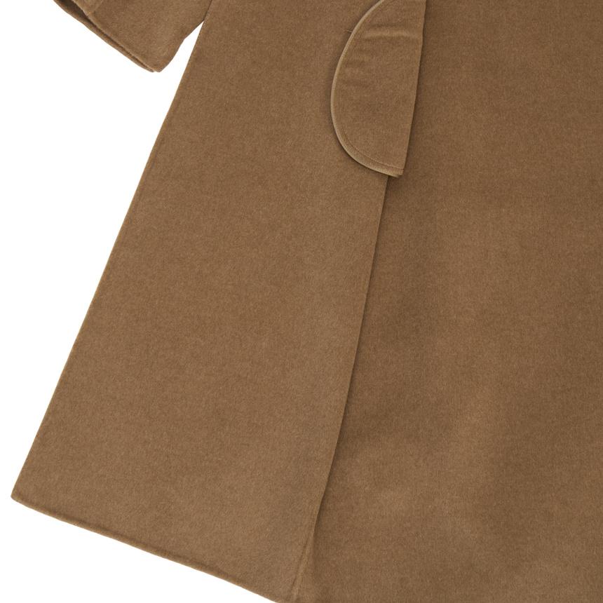 Max Mara Aris Wool Blend Long Coat Ivory