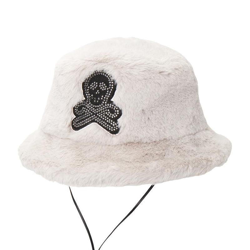 MARK&LONA Faux Fur Bucket Hat Unisex 5C FC16 WHITE