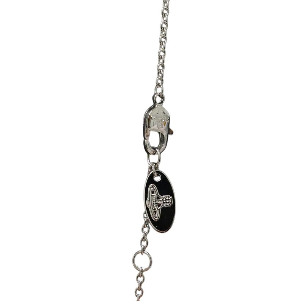 Vivienne Westwood Carmella Pendant Necklace for Women Silver Tone