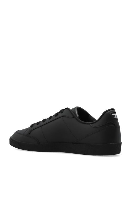 DIESEL White Low-Top Sneakers for Men Y03907 P0476 T8013 BLACK DOM