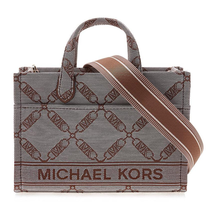 Michael Kors Gigi Empire Logo Jacquard Tote Bag