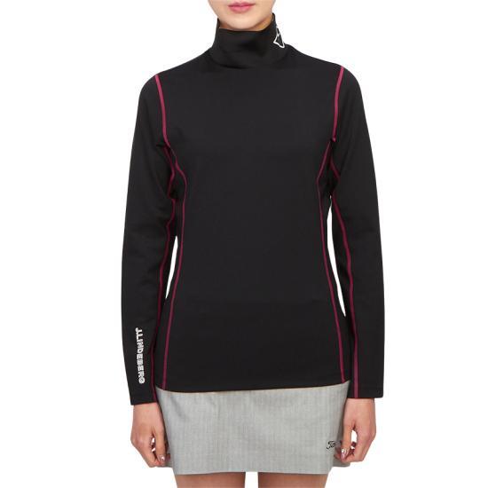 J LINDEBERG Long Sleeve Sweatshirt Top for Women AWJS089839999 BLACK DOM