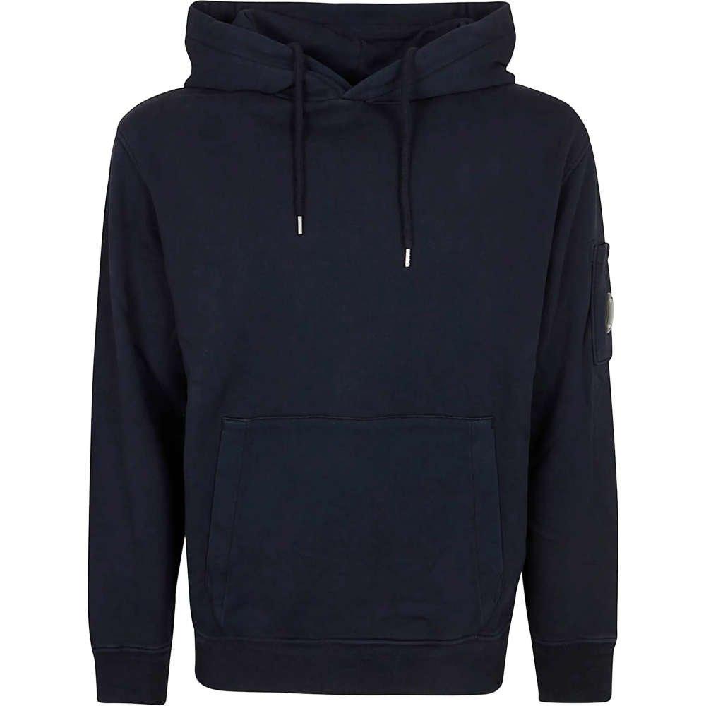 CP Company Lens Patch Black Hoodie Sweatshirt Unisex