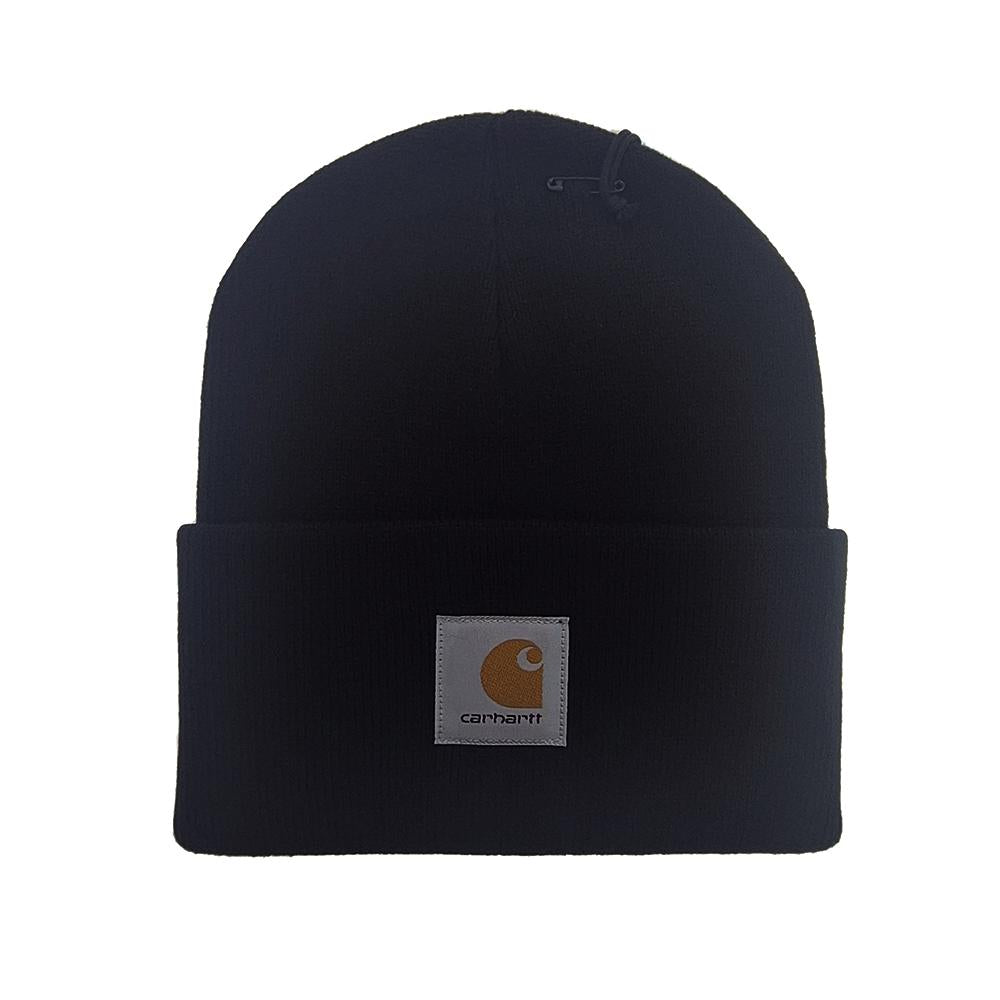 CARHARTT WIP Logo Patch Acrylic Beanie Black