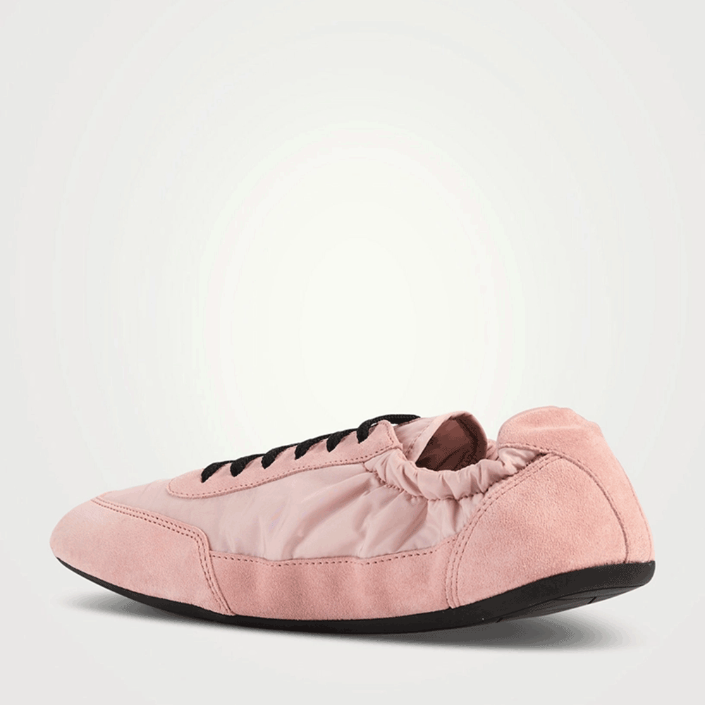 PRADA Women’s Peach Sneakers Low Top 1E959N