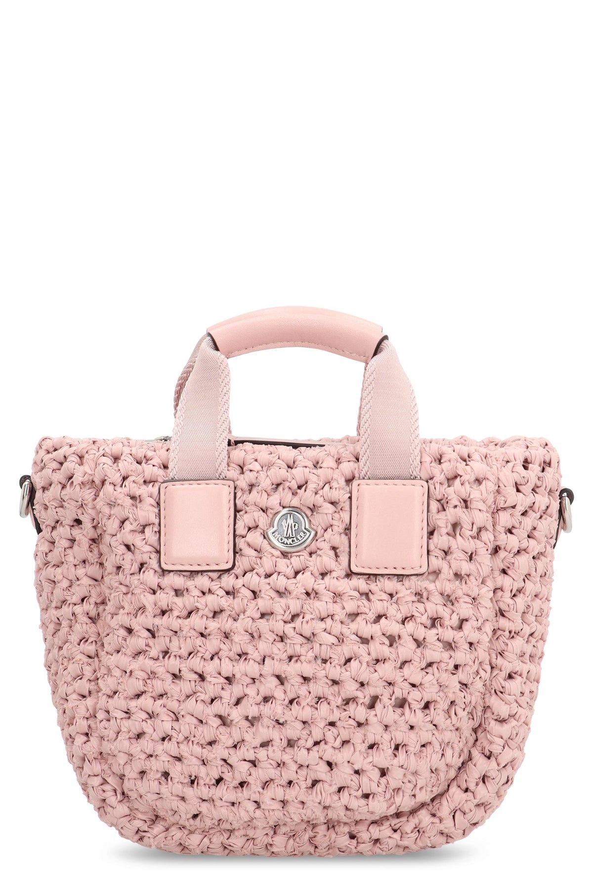 Moncler Leather Tote Bag Black SS25