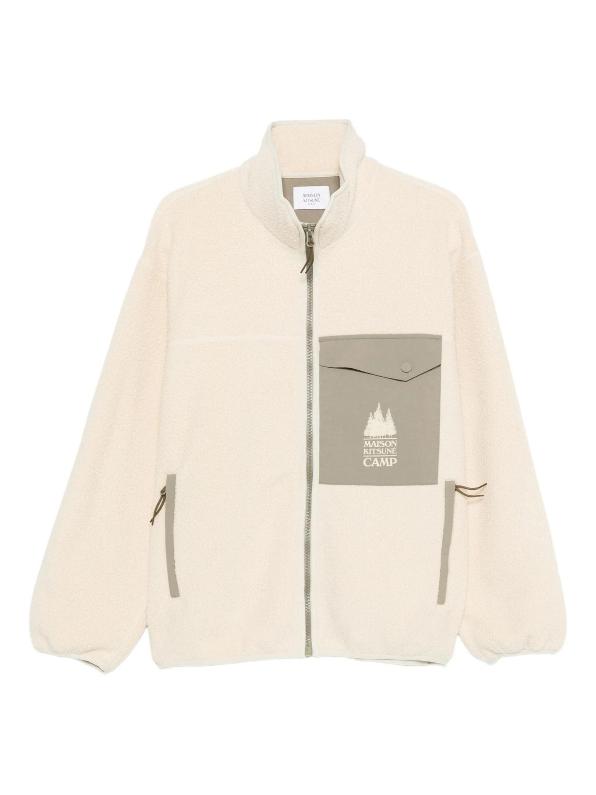 Maison Kitsune Casual Jacket Men’s Lightweight Zip Jacket