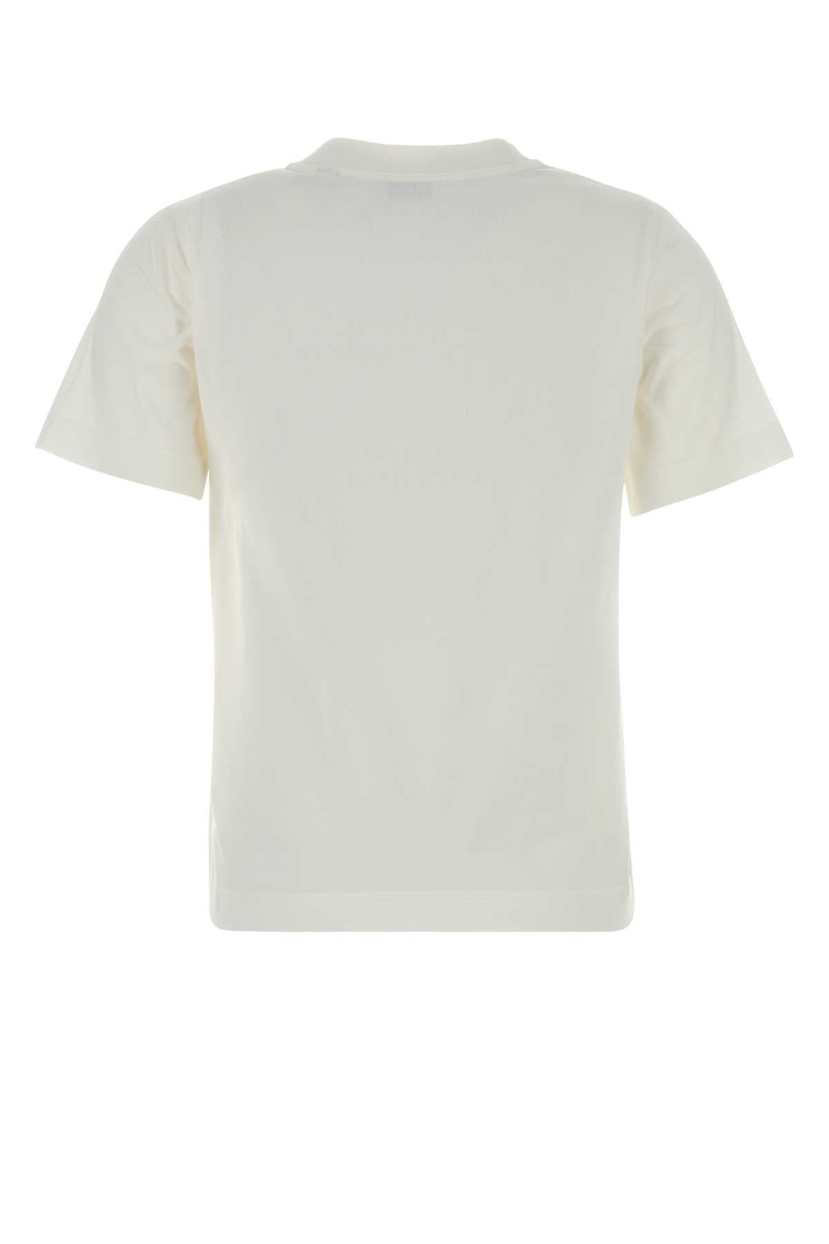 BURBERRY Logo Short Sleeve Cotton T-Shirt Black
