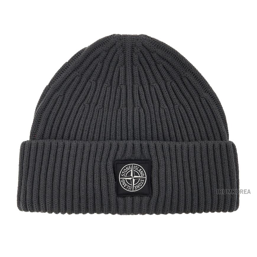STONE ISLAND Ribbed Wool Beanie Unisex Green K2S15 N100002 S00C3 V0062