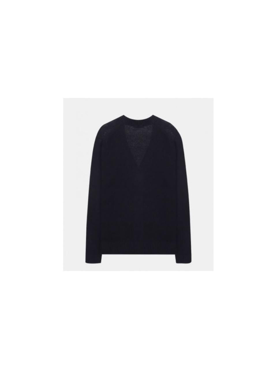Maison Kitsune Baby Fox Patch Cosy Cardigan Men’s Knit Round HM00501 KT1006 P480