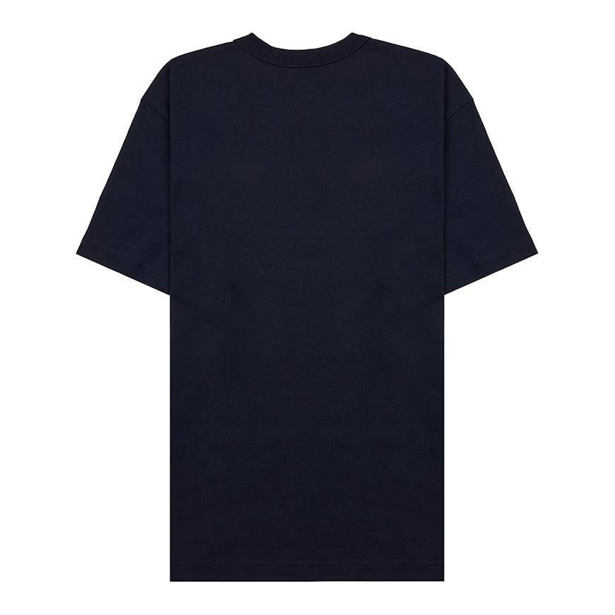 SUNNEI Men’s Big Logo Embroidered Short Sleeve T-Shirt Navy