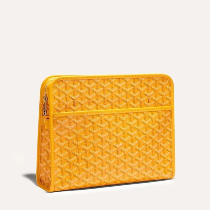 GOYARD Burgundy JOUVENCE GM Leather Clutch