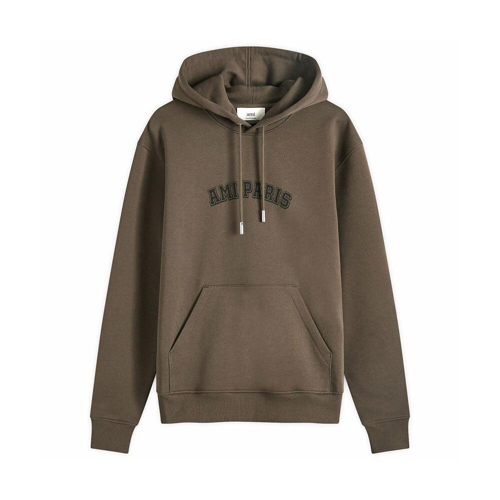 AMI Unisex Paris Logo Hooded Sweatshirt Hoodie