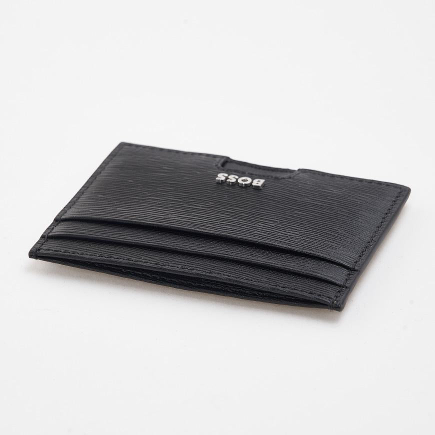 HUGO BOSS Men’s Logo Lettering Card Holder Wallet 50548831 001