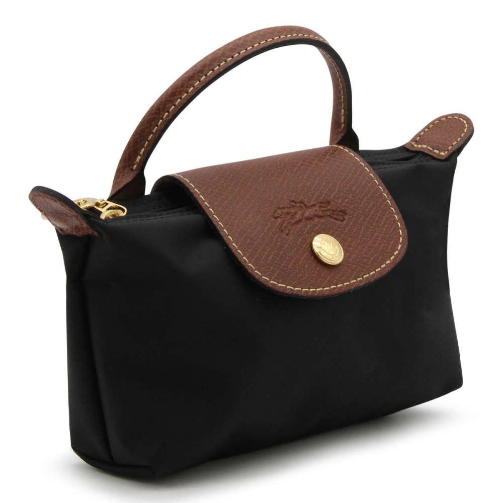Longchamp Le Pliage Original Black Pouch Tote Bag
