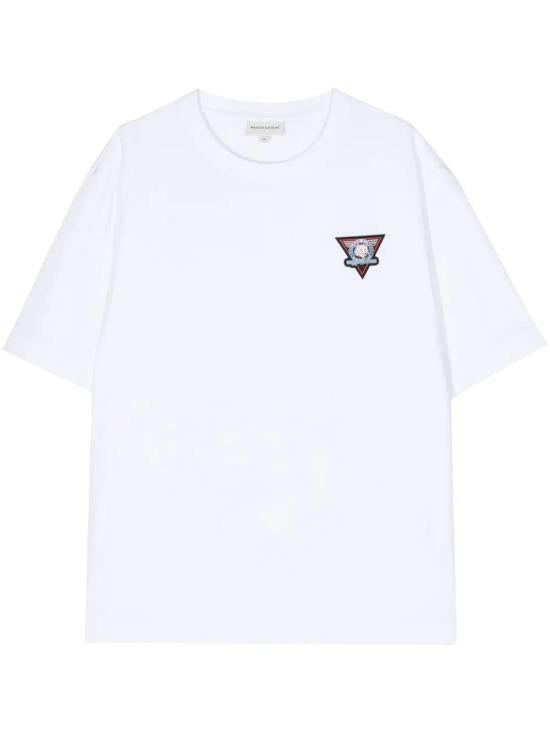 Maison Kitsune Surf Collage Oversized T-Shirt White Men's MM00116 KJ0119 P100