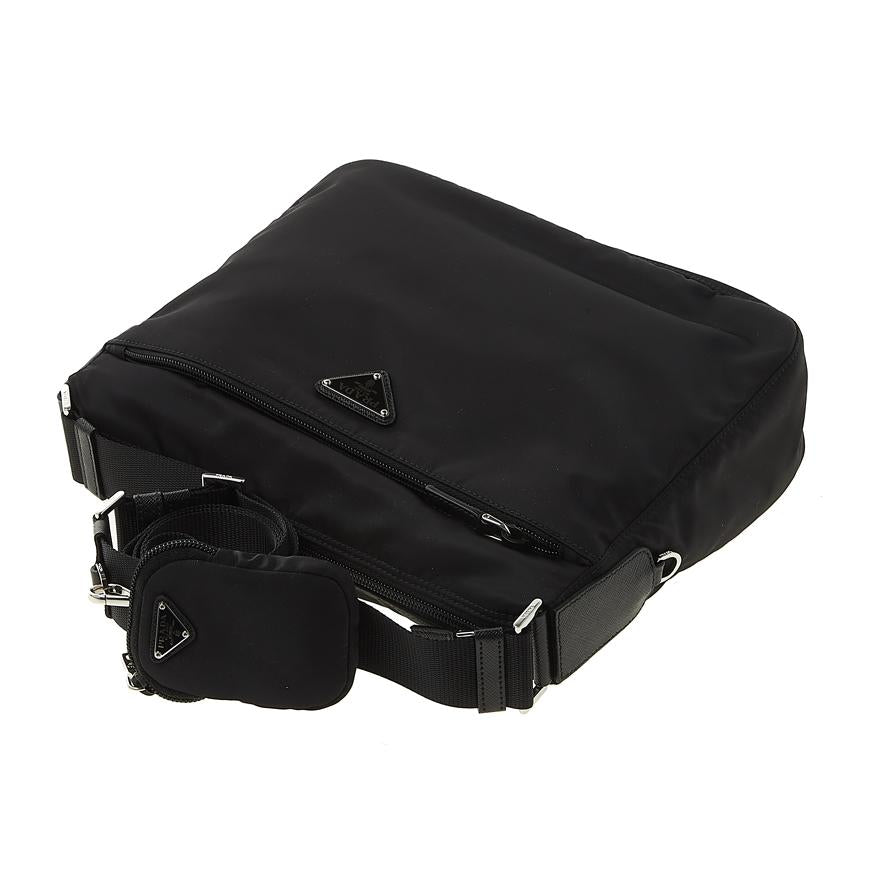 PRADA Re-Nylon Black Shoulder Bag for Women