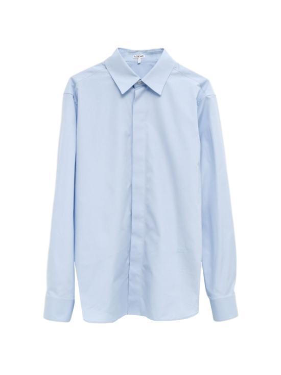 LOEWE Men's Long Sleeve Shirt H526Y05XBC 5140 LIGHT BLUE DOM
