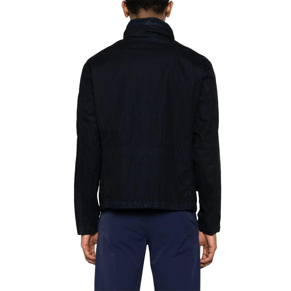 CP Company 50 Fili Gommata Mixed Jacket Navy Men’s Jacket