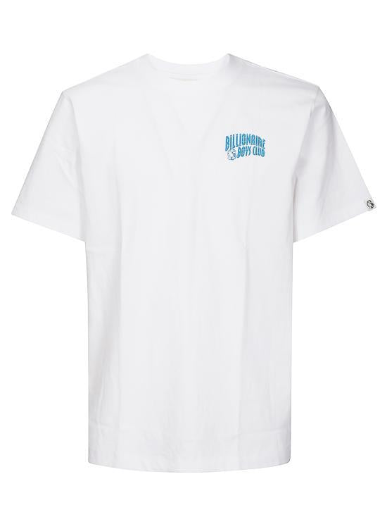 BILLIONAIRE BOYS CLUB White Blue Short Sleeve T-Shirt BC003 WHITE BLUE DOM