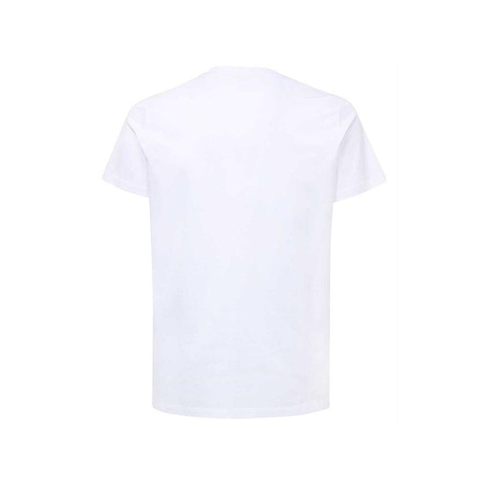 Moncler Double Logo Patch T-Shirt White 8C000 76 8390Y 001