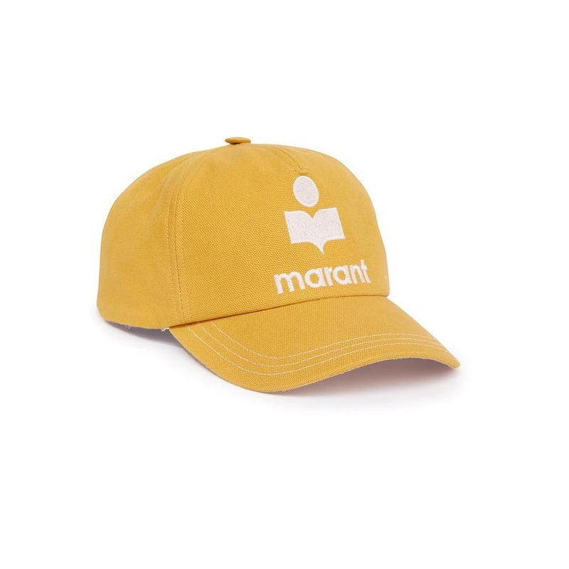 Isabel Marant TYRON Logo Embroidered Yellow Cap