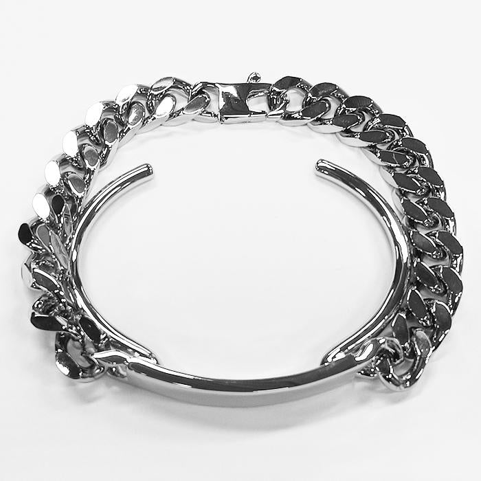 MM6 Enamel Logo Cuff Bracelet SM6UY0098 P8371 951