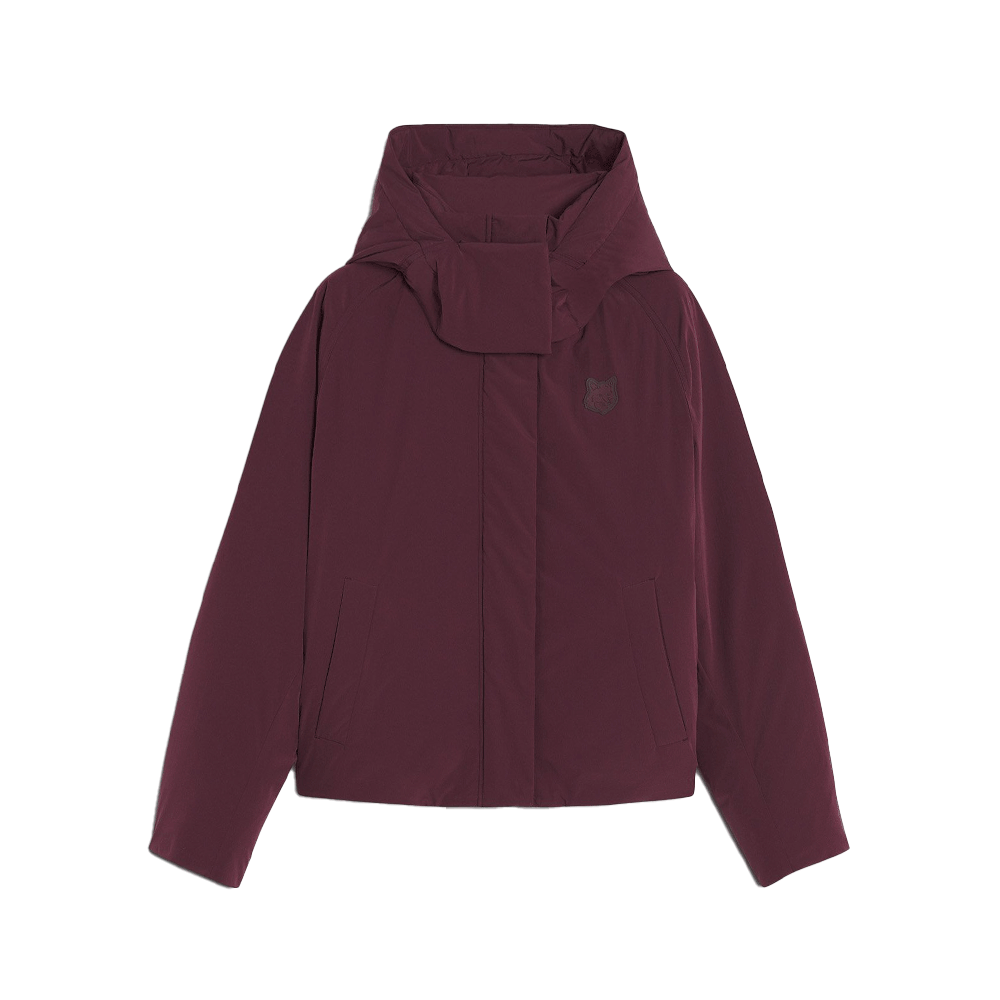 Maison Kitsune Fox Head Puffer Jacket Women’s Down Coat Navy NW02202 WQ4031 P594