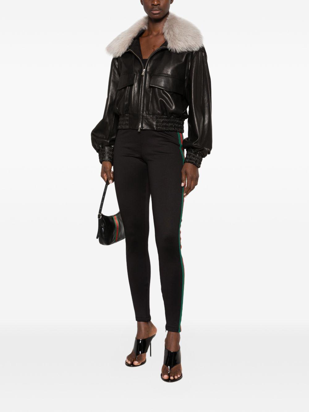GUCCI Black Stretch Leggings Women’s Pants