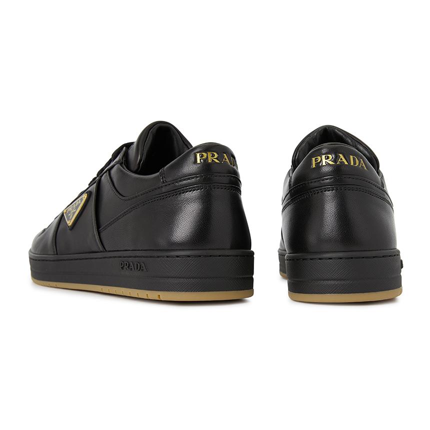 PRADA Downtown Leather Low-Top Sneakers for Men