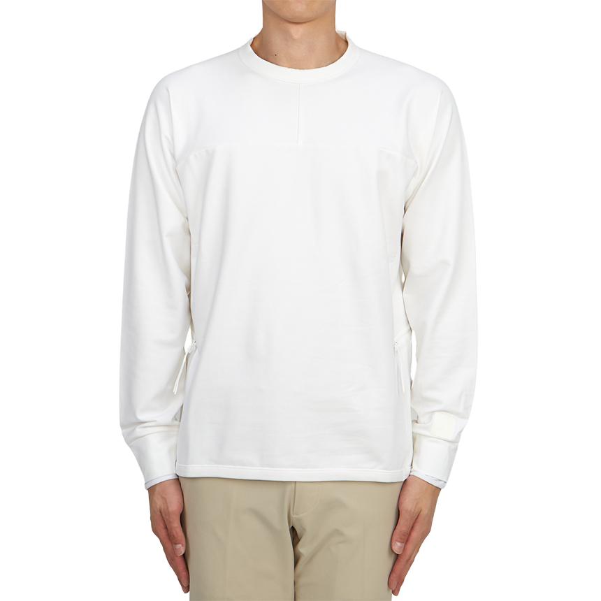 CP Company Men’s Cotton Crewneck Sweatshirt White
