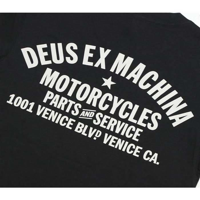 Deus Ex Machina Venice Address Graphic T-Shirt Black Unisex