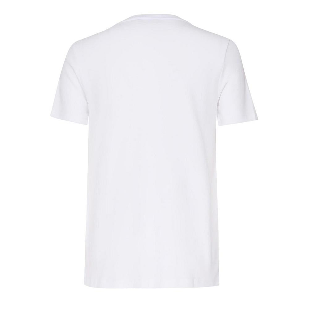Max Mara MADERA Pocket Logo T-Shirt White 2429976011 001